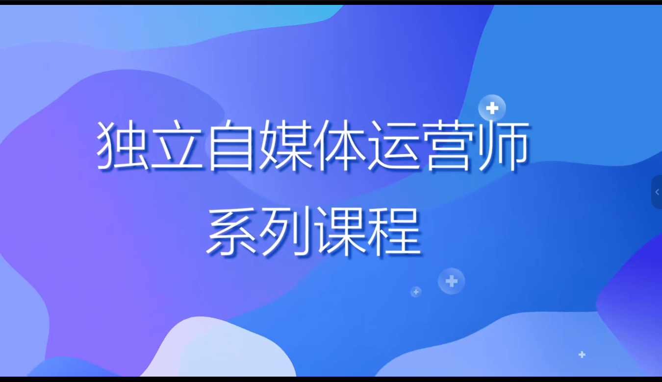 博老师·2024独立自媒体运营师特训营