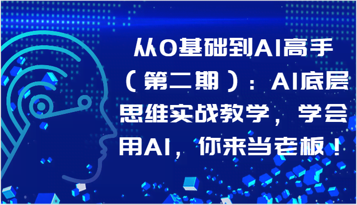 墨竹老师·从0基础到AI高手(第二期)跨境课程-外贸教程-精品网课-电商运营课库课堂