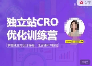 优乐出海独立站网站优化 CRO 跨境课程：提升转化率，助力销量翻倍跨境课程-外贸教程-精品网课-电商运营课库课堂