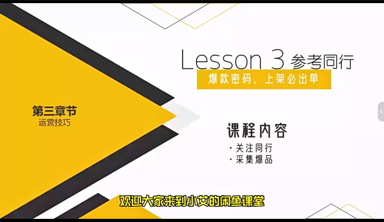 乔治&小艾·2024闲鱼内部课程