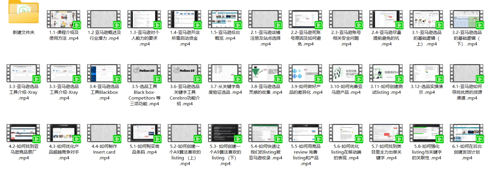 跨境小学生 Shawn_亚马逊实操全阶课_从入门到精通纯白帽运营教程