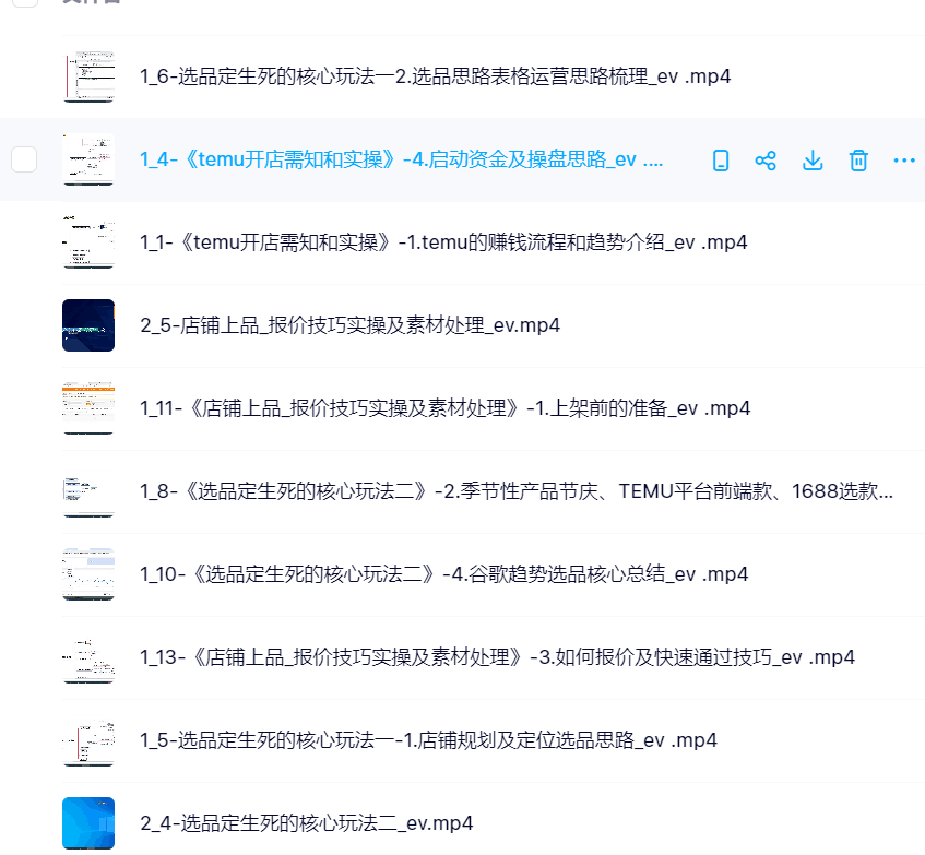 推易网红电商学院:TEMU 拼多多跨境开店选品运营全流程实战课