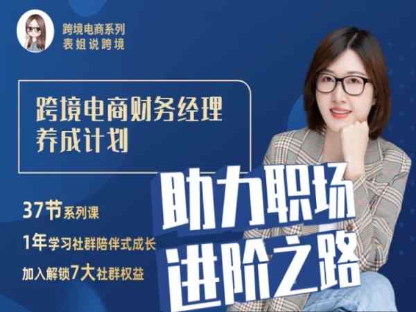 多米跨境财税：跨境电商财务经理养成计划（社群陪伴成长营）跨境课程-外贸教程-精品网课-电商运营课库课堂