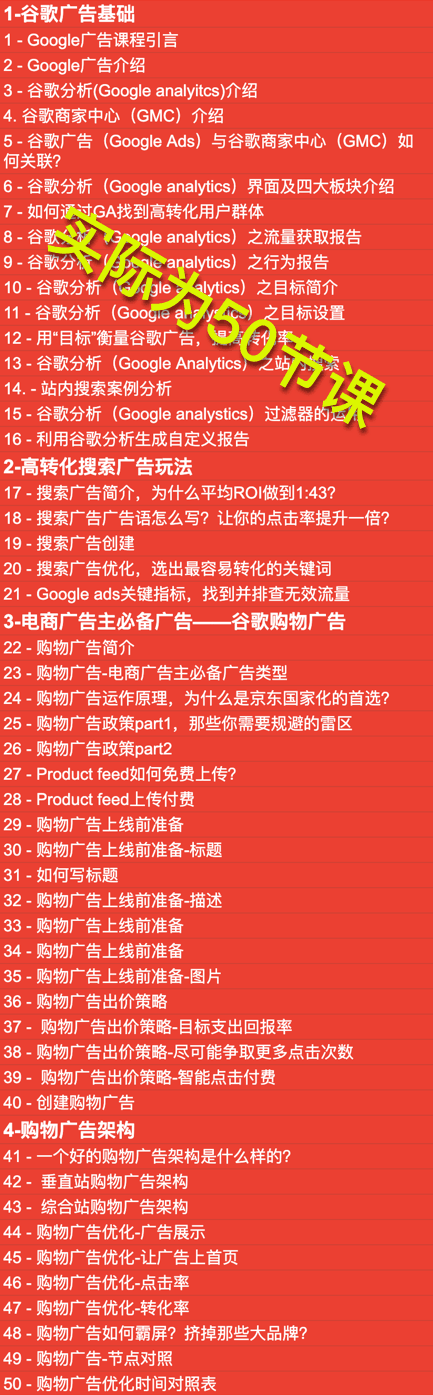 Smaker 严宇雅谷歌实战出单课程：80 万美金销售达成方法论 + Google Ads 全流程教学跨境课程
