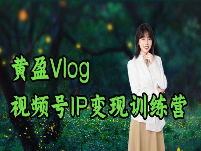 黄盈・视频号涨粉变现训练营(第 9 期):21 天保姆级带教,微信生态公私联动变现跨境课程-外贸教程-精品网课-电商运营课库课堂