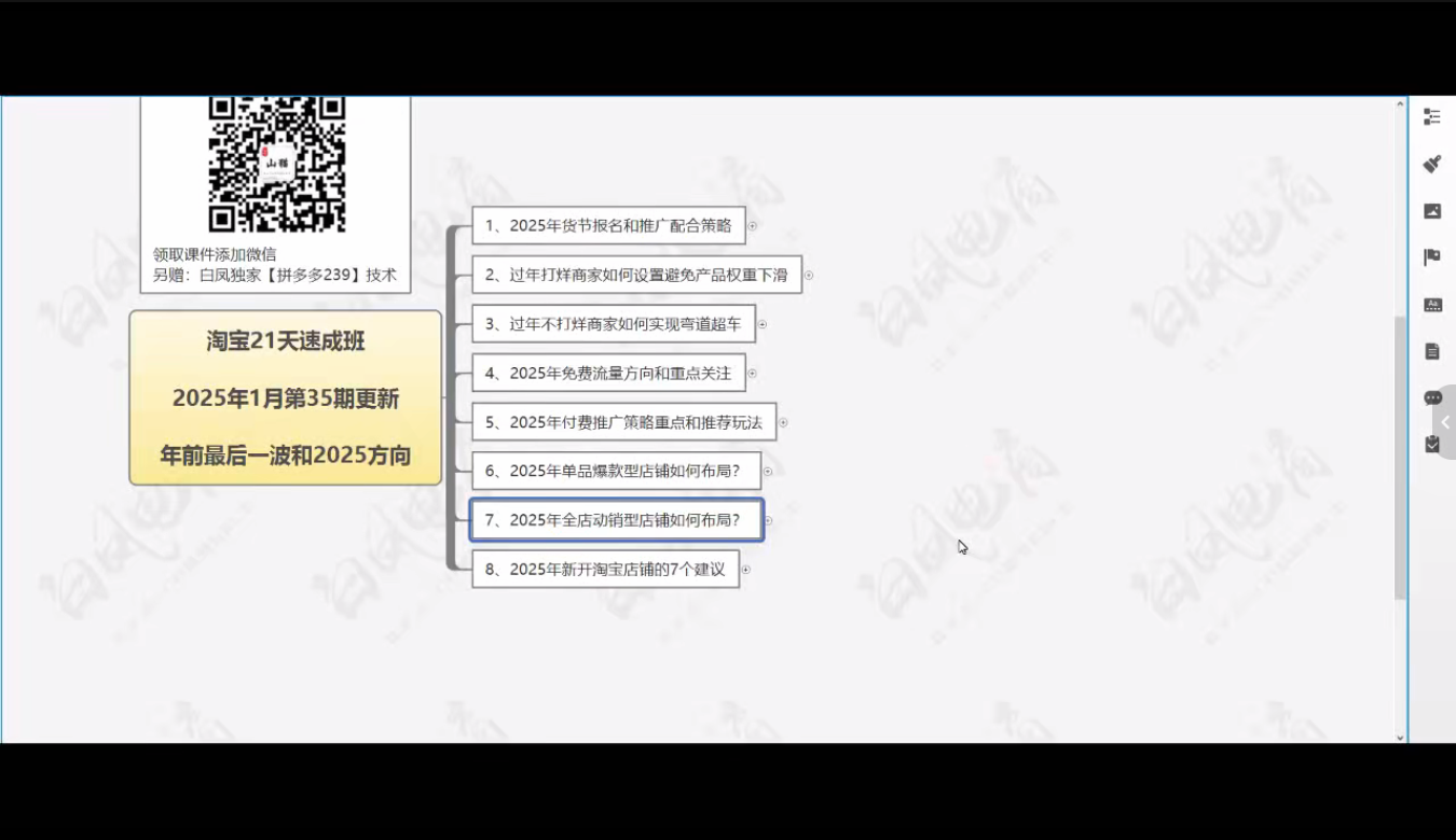 淘系运营21天速成班(更新7月)