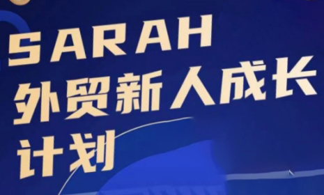 Sarah 老师-外贸新人成长计划：30 天从入门到实战进阶教程跨境课程-外贸教程-精品网课-电商运营课库课堂