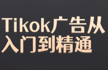 黄老师-Tiktok Ads 实操教程：从入门到精通的 TikTok 广告投放指南跨境课程-外贸教程-精品网课-电商运营课库课堂