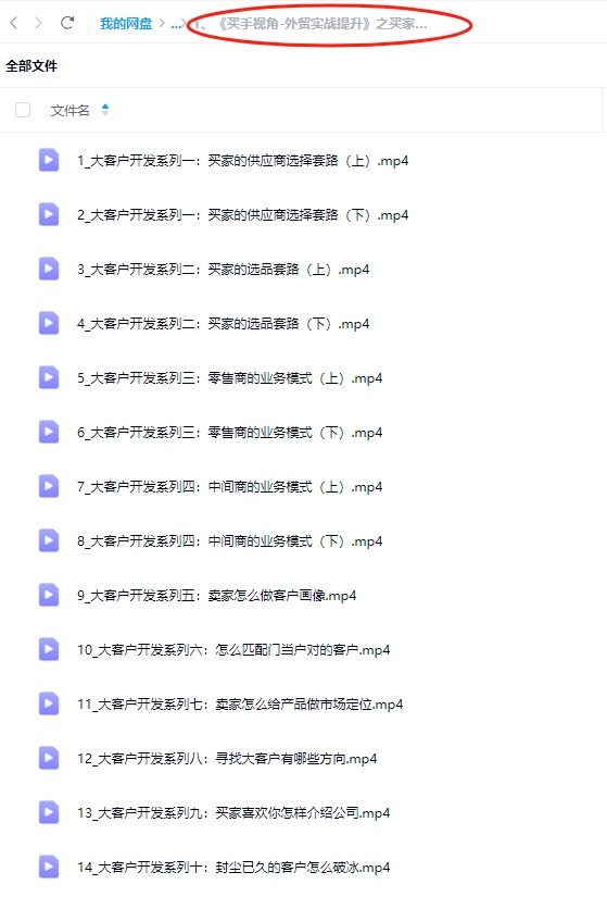 顾老师大客户开发精品外贸课程