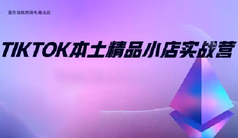 鲨鱼出海-TikTok 本土精品小店出海实战营：TikTok 小店运营进阶指南跨境课程-外贸教程-精品网课-电商运营课库课堂
