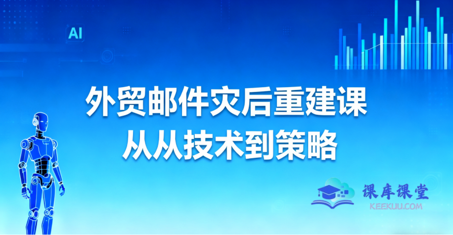 外贸邮件灾后重建课从技术到策略跨境课程-外贸教程-精品网课-电商运营课库课堂