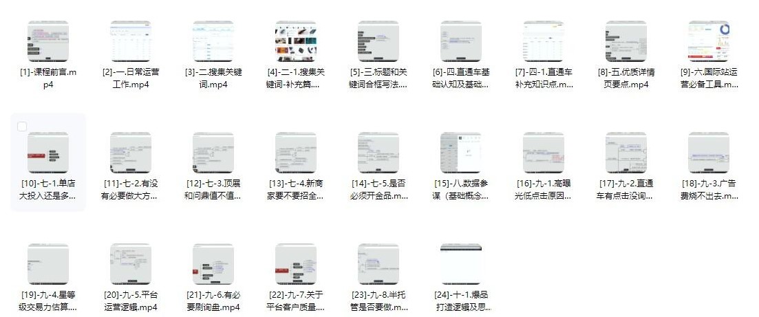 国际站运营顾问系列课程：完整运营思路与逻辑指南