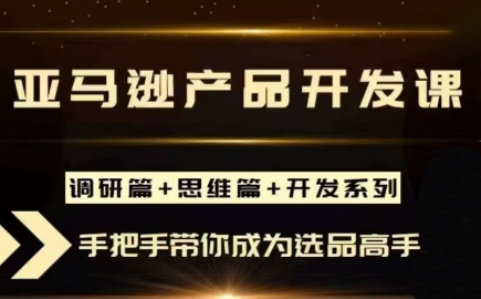 狼啸会敏哥亚马逊产品开发课程：亚马逊跨境电商选品逻辑原理跨境课程-外贸教程-精品网课-电商运营课库课堂