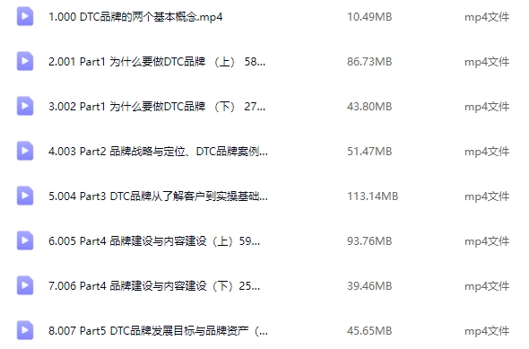 孙明明独立站DTC品牌推广营销实战课程:DTC品牌建设与内容