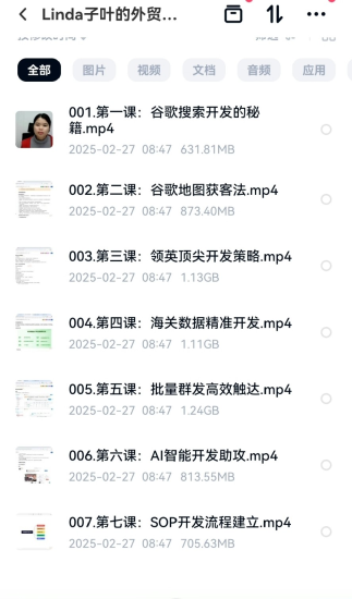Linda 子叶外贸开发训练营：21 天直播实战课，谷歌 + 领英 + 海关数据获客全攻略