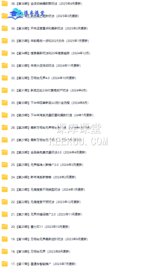 电商店主蚂蚁・无潜不起全域入池方法论（2025 年 3 月更新）