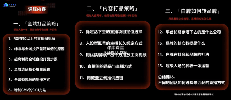 陈十亿·2025全域起号10倍ROI打法课