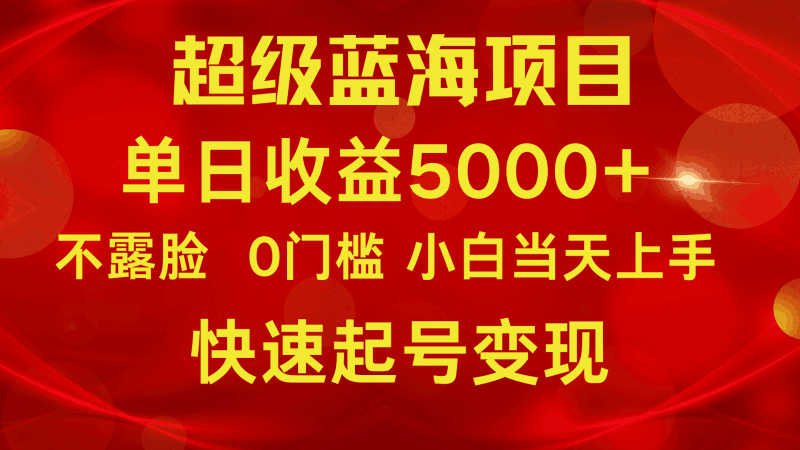 2024超级蓝海项目 单日收益5000+ 不露脸小游戏直播,小白当天上手,快手起号变现跨境课程-外贸教程-精品网课-电商运营课库课堂