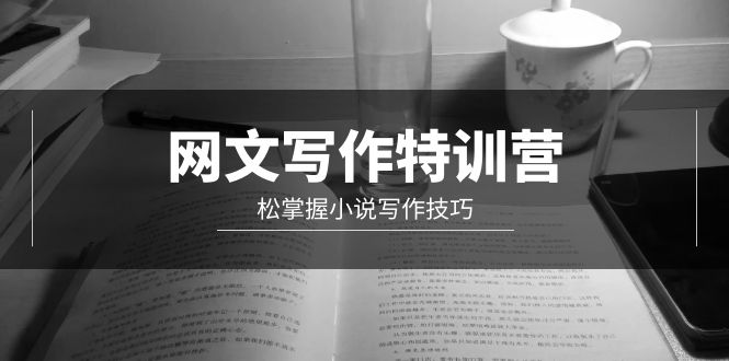 网文-写作特训营，松掌握小说写作技巧（20节视频课）跨境课程-外贸教程-精品网课-电商运营课库课堂