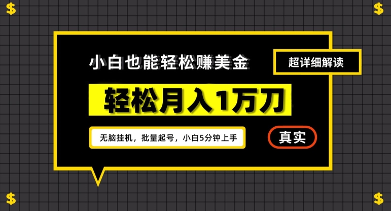 谷歌看广告撸美金2.0，无脑挂机，多号操作，月入1万刀跨境课程-外贸教程-精品网课-电商运营课库课堂