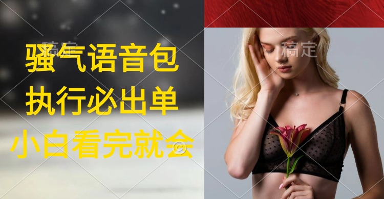 执行就出单，日入2000+，超火骚气语音包，小白看完课程就能马上实操跨境课程-外贸教程-精品网课-电商运营课库课堂