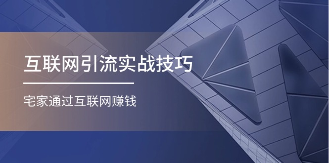 互联网引流实操技巧(适合微商，吸引宝妈)，宅家通过互联网赚钱（17节）跨境课程-外贸教程-精品网课-电商运营课库课堂