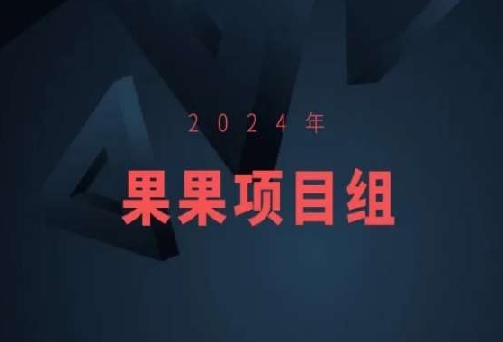 2024年果果项目组项目合集-果果最新项目跨境课程-外贸教程-精品网课-电商运营课库课堂
