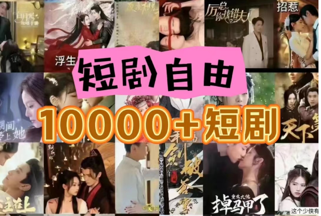 打造完全属于自己的个人短剧库，实现网盘拉新与私域变现的完美融合！跨境课程-外贸教程-精品网课-电商运营课库课堂