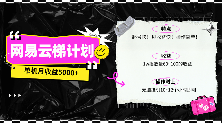 最新网易云梯计划网页版，单机月收益5000+！可放大操作跨境课程-外贸教程-精品网课-电商运营课库课堂