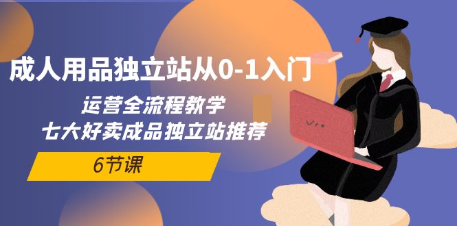 成人用品独立站从0-1入门，运营全流程教学，七大好卖成品独立站推荐-6节课跨境课程-外贸教程-精品网课-电商运营课库课堂
