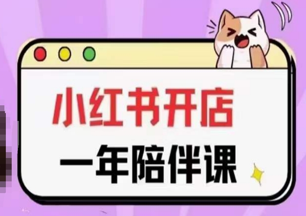三九小红书开店一年陪伴课(更新)，从0到1玩赚小红书开店跨境课程-外贸教程-精品网课-电商运营课库课堂