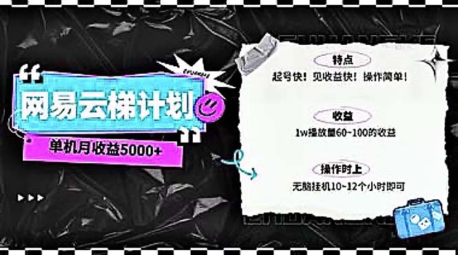2024网易云云梯计划 单机日300+ 无脑月入5000+跨境课程-外贸教程-精品网课-电商运营课库课堂