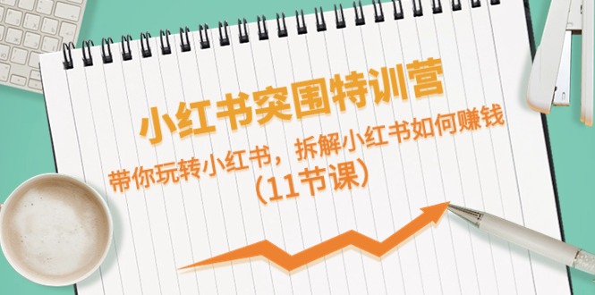 小红书突围特训营，带你玩转小红书，拆解小红书如何赚钱（11节课）跨境课程-外贸教程-精品网课-电商运营课库课堂