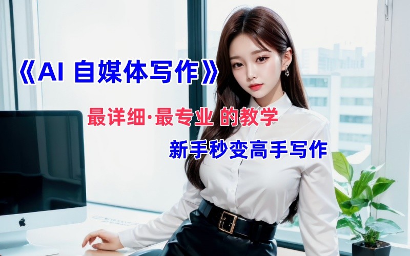 全网最全最细最专业的“AI自媒体写作”教学，新手小白秒变写作高手！跨境课程-外贸教程-精品网课-电商运营课库课堂