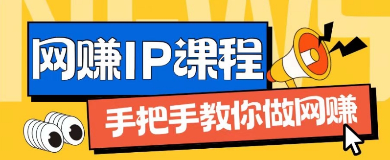 ip合伙人打造1.0，从0到1教你做网创，实现月入过万跨境课程-外贸教程-精品网课-电商运营课库课堂