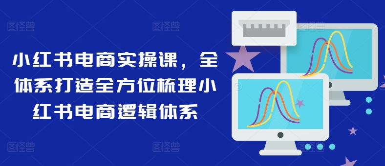 小红书电商实操课，全体系打造全方位梳理小红书电商逻辑体系跨境课程-外贸教程-精品网课-电商运营课库课堂