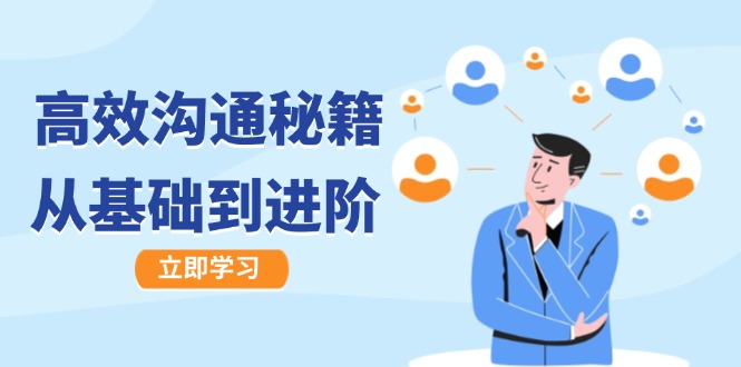 高效沟通秘籍：成长有方向，从基础到进阶，图文音频一应俱全跨境课程-外贸教程-精品网课-电商运营课库课堂