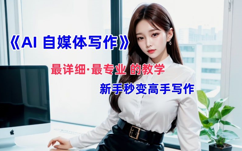 AI自媒体文章创作全网最详细教程，新手秒变写作高手，多方位发展跨境课程-外贸教程-精品网课-电商运营课库课堂