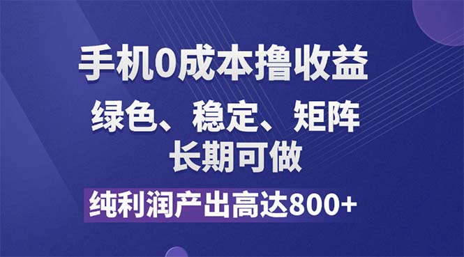 纯利润高达800+，手机0成本撸羊毛，项目纯绿色，可稳定长期操作！跨境课程-外贸教程-精品网课-电商运营课库课堂