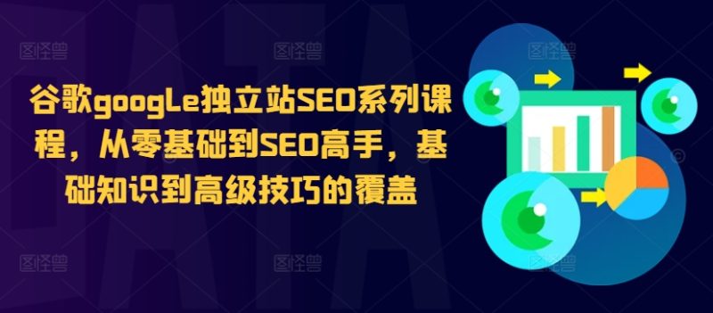 谷歌google独立站SEO系列课程，从零基础到SEO高手，基础知识到高级技巧的覆盖跨境课程-外贸教程-精品网课-电商运营课库课堂