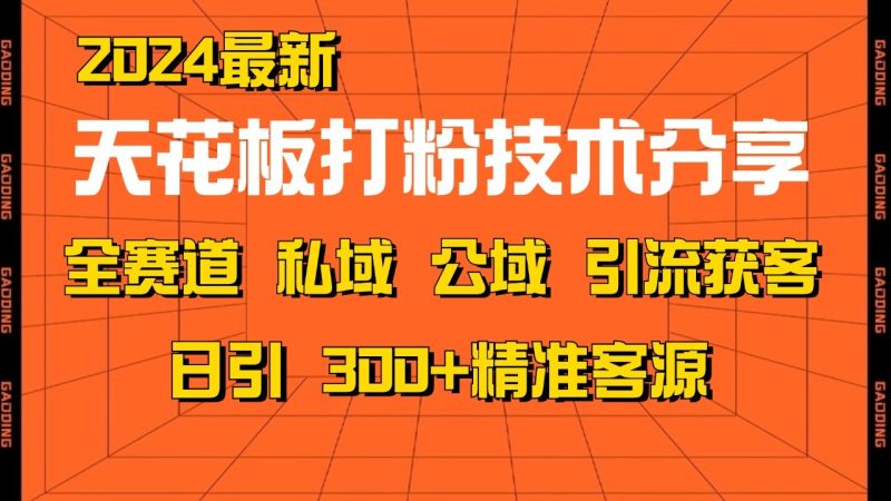 天花板打粉技术分享,野路子玩法 曝光玩法免费矩阵自热技术日引2000+精准客户跨境课程-外贸教程-精品网课-电商运营课库课堂