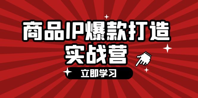 商品-IP爆款打造实战营【第四期】，手把手教你打造商品IP，爆款 不断跨境课程-外贸教程-精品网课-电商运营课库课堂