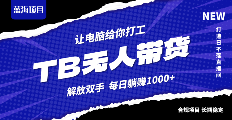 淘宝无人直播最新玩法，不违规不封号，轻松月入3W+跨境课程-外贸教程-精品网课-电商运营课库课堂