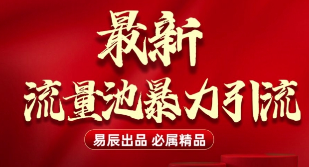 最新“流量池”无门槛暴力引流(全网首发)日引500+跨境课程-外贸教程-精品网课-电商运营课库课堂