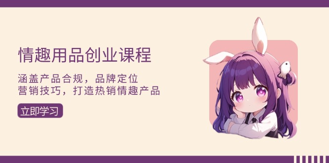 情趣用品创业课程：涵盖产品合规，品牌定位，营销技巧，打造热销情趣产品跨境课程-外贸教程-精品网课-电商运营课库课堂