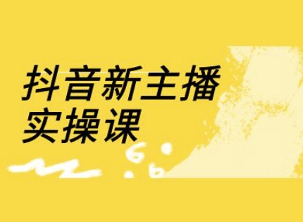 抖音新主播实操课，直播间流量运营线上实操课(18节)跨境课程-外贸教程-精品网课-电商运营课库课堂