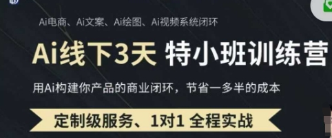 AI实操培训第20-21期线下，0基础保姆级教程，3月最新整理，企业获客、降本增效、打造超级个体跨境课程-外贸教程-精品网课-电商运营课库课堂