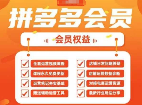 2025拼多多运营实战课，40节全流程教学，覆盖拼多多运营全链路跨境课程-外贸教程-精品网课-电商运营课库课堂