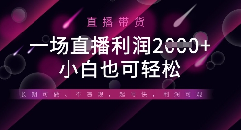 半无人直播带货，一场利润数张，适合所有平台玩法，小白也可轻松跨境课程-外贸教程-精品网课-电商运营课库课堂