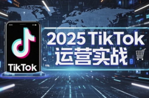 2025TikTok电商运营，掌握TikTok店铺运营核心技巧，实现低成本高转化跨境课程-外贸教程-精品网课-电商运营课库课堂